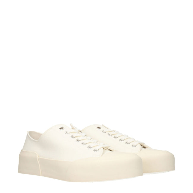 Jil Sander Beige Fabric Low Tops Jil Sander
