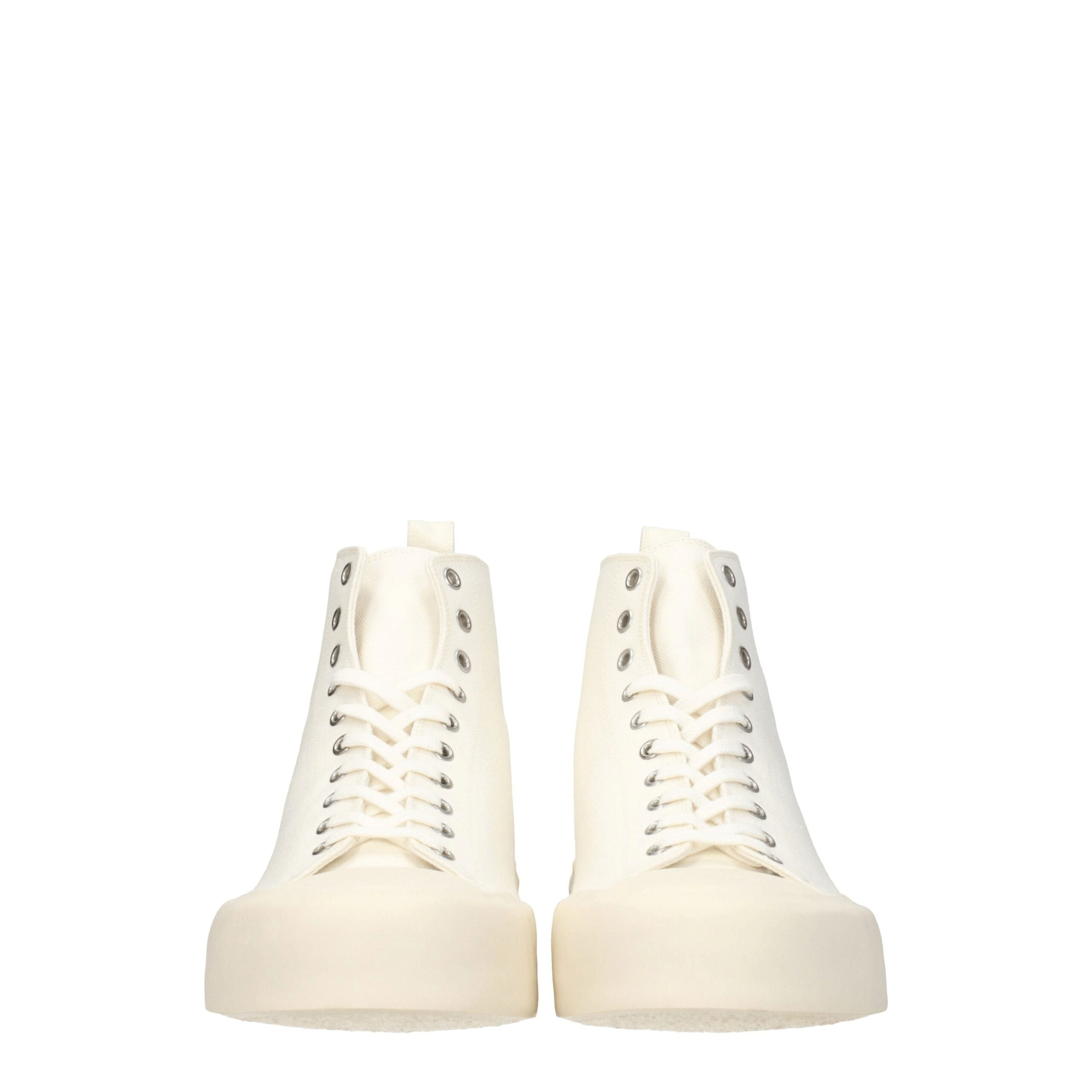 Jil Sander Beige Fabric High Tops Jil Sander