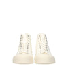 Jil Sander Beige Fabric High Tops Jil Sander