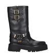Celine Gold Leather Ankle Boots Celine