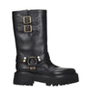 Celine Gold Leather Ankle Boots Celine