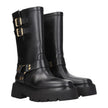 Celine Gold Leather Ankle Boots Celine