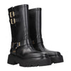 Celine Gold Leather Ankle Boots Celine