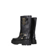Celine Gold Leather Ankle Boots Celine