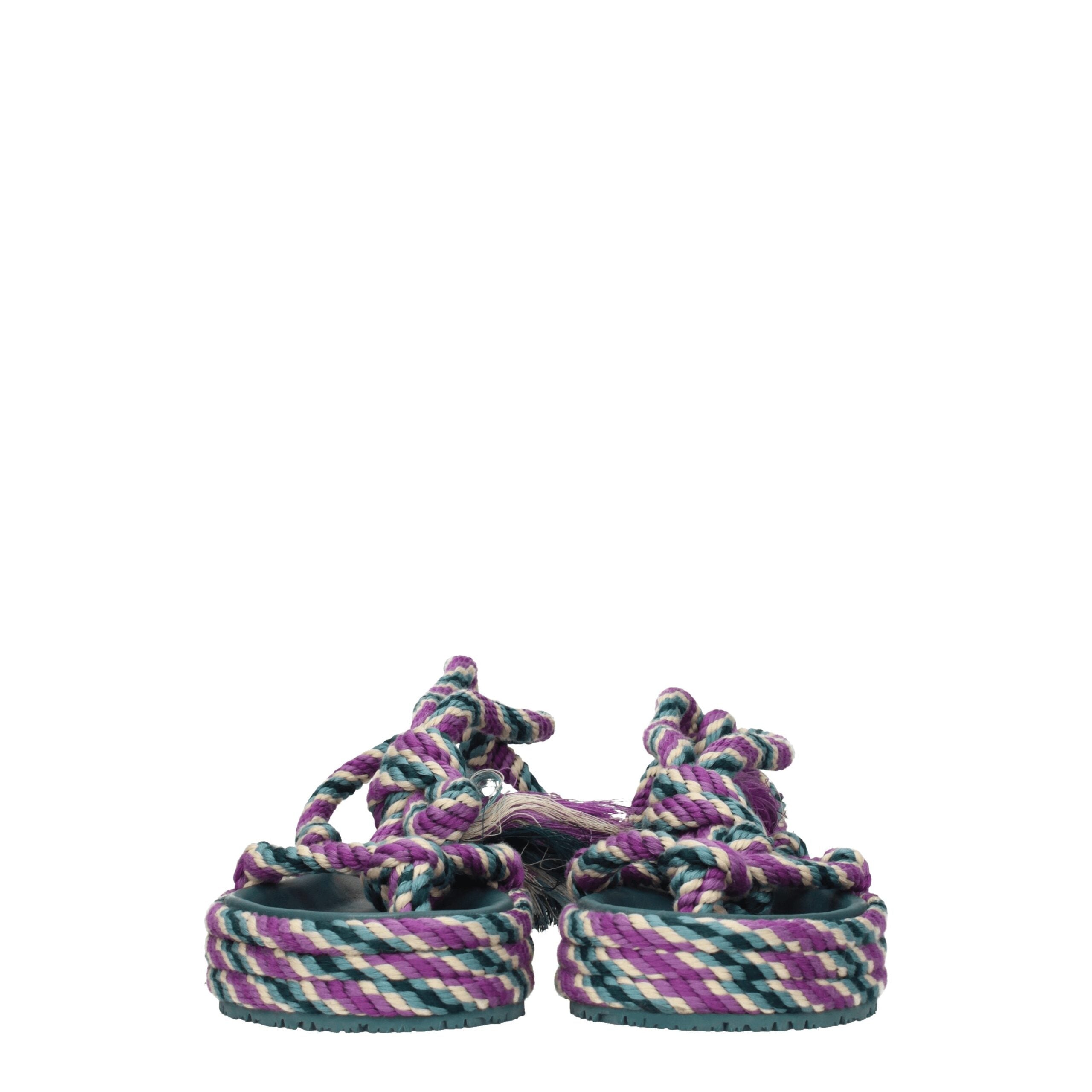 Isabel Marant Multicolor Fabric Flat Sandals Isabel Marant