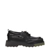 Off-White Black Leather Slip-On Loafers Off-White