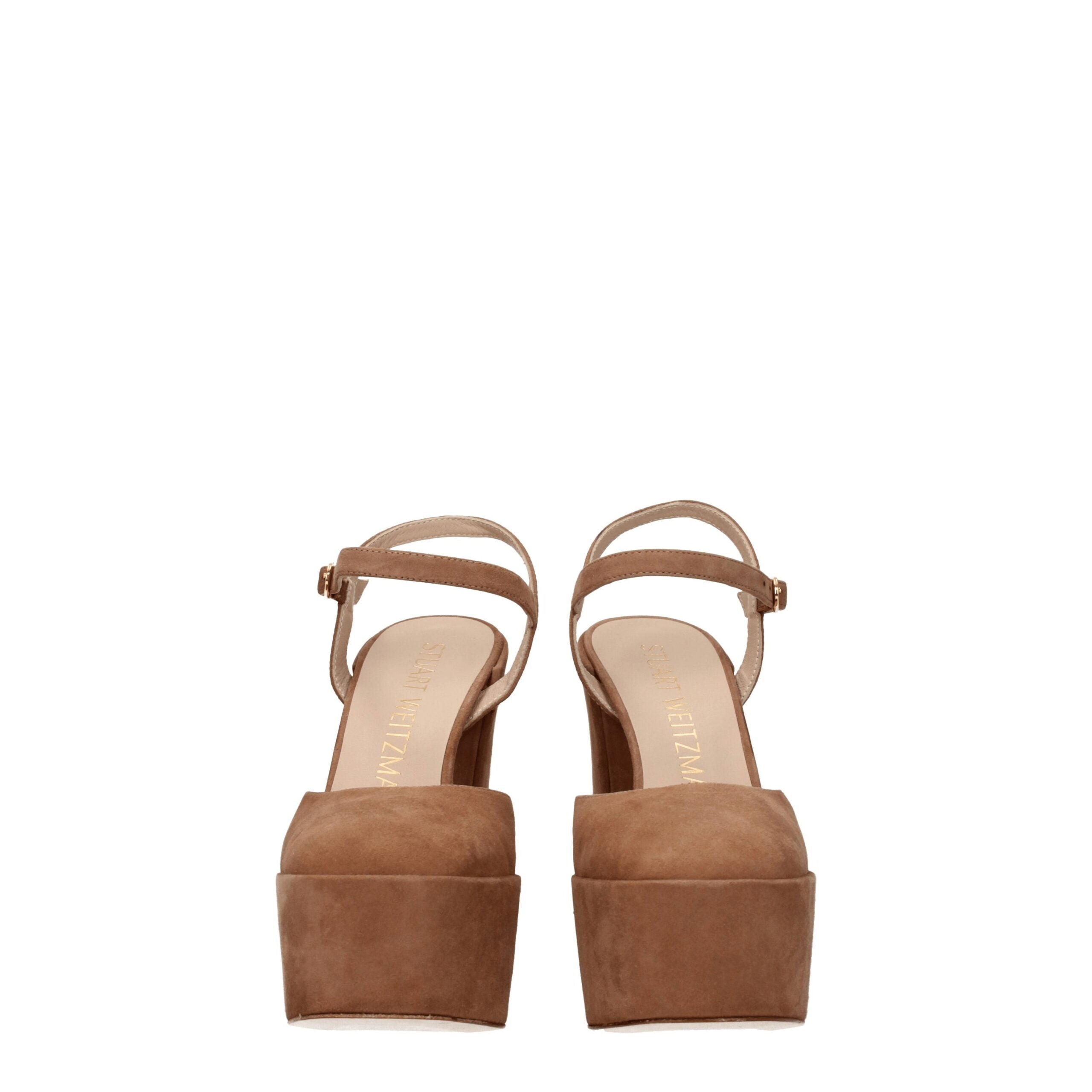 Stuart Weitzman Beige Leather Platforms Stuart Weitzman