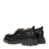 Off-White Black Leather Slip-On Loafers Off-White