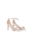 Stuart Weitzman White Leather Stiletto Heels Sandals Stuart Weitzman
