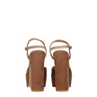 Stuart Weitzman Beige Leather Platforms Stuart Weitzman