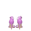 Stuart Weitzman Purple Leather Stiletto Heels Sandals Stuart Weitzman