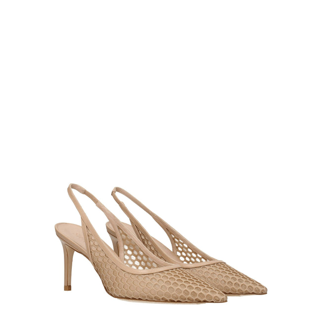 Stuart Weitzman Beige Leather High Heel Pumps Stuart Weitzman