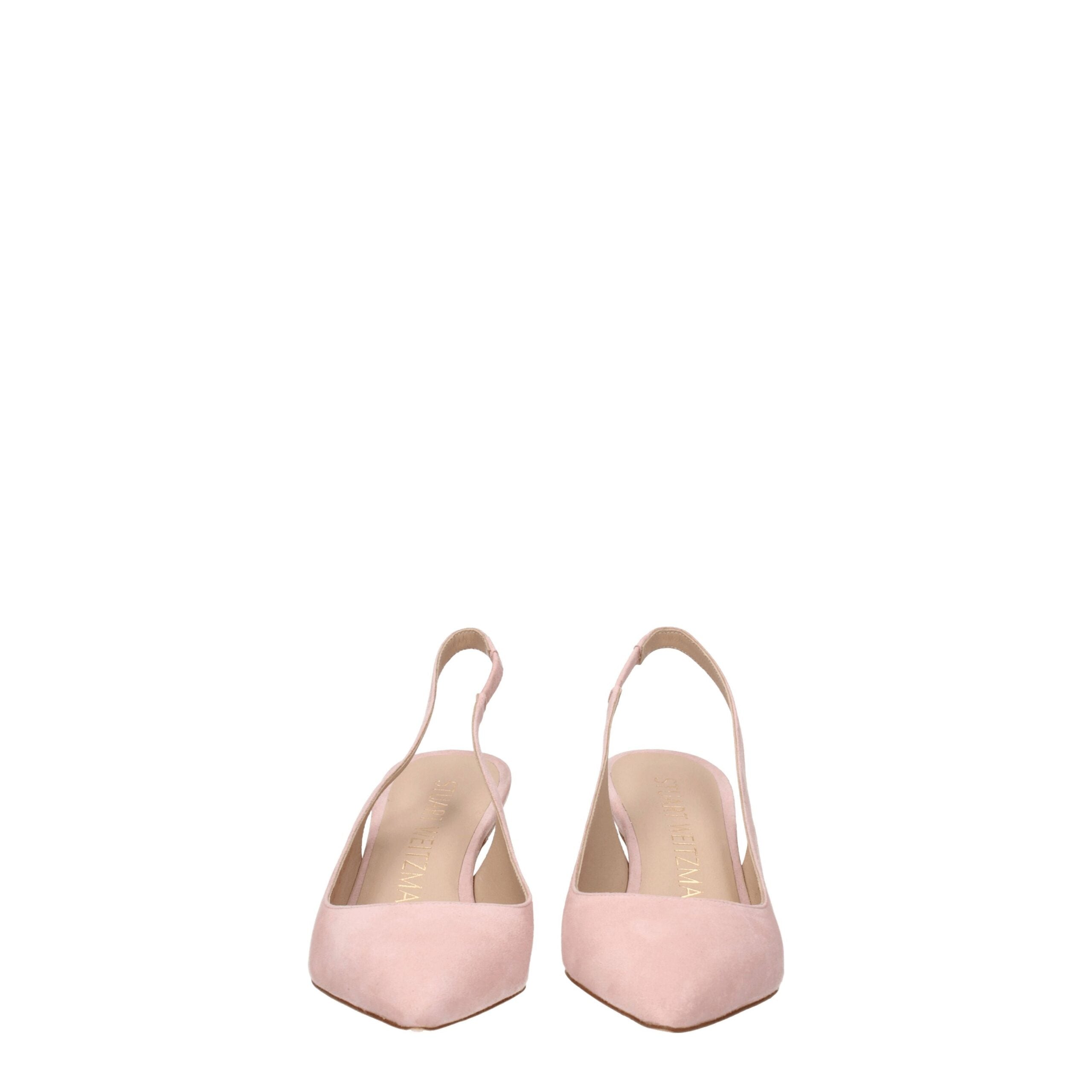 Stuart Weitzman Pink Leather Mid Heel Pumps Stuart Weitzman