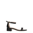 Stuart Weitzman Black Leather Flat Sandals Stuart Weitzman