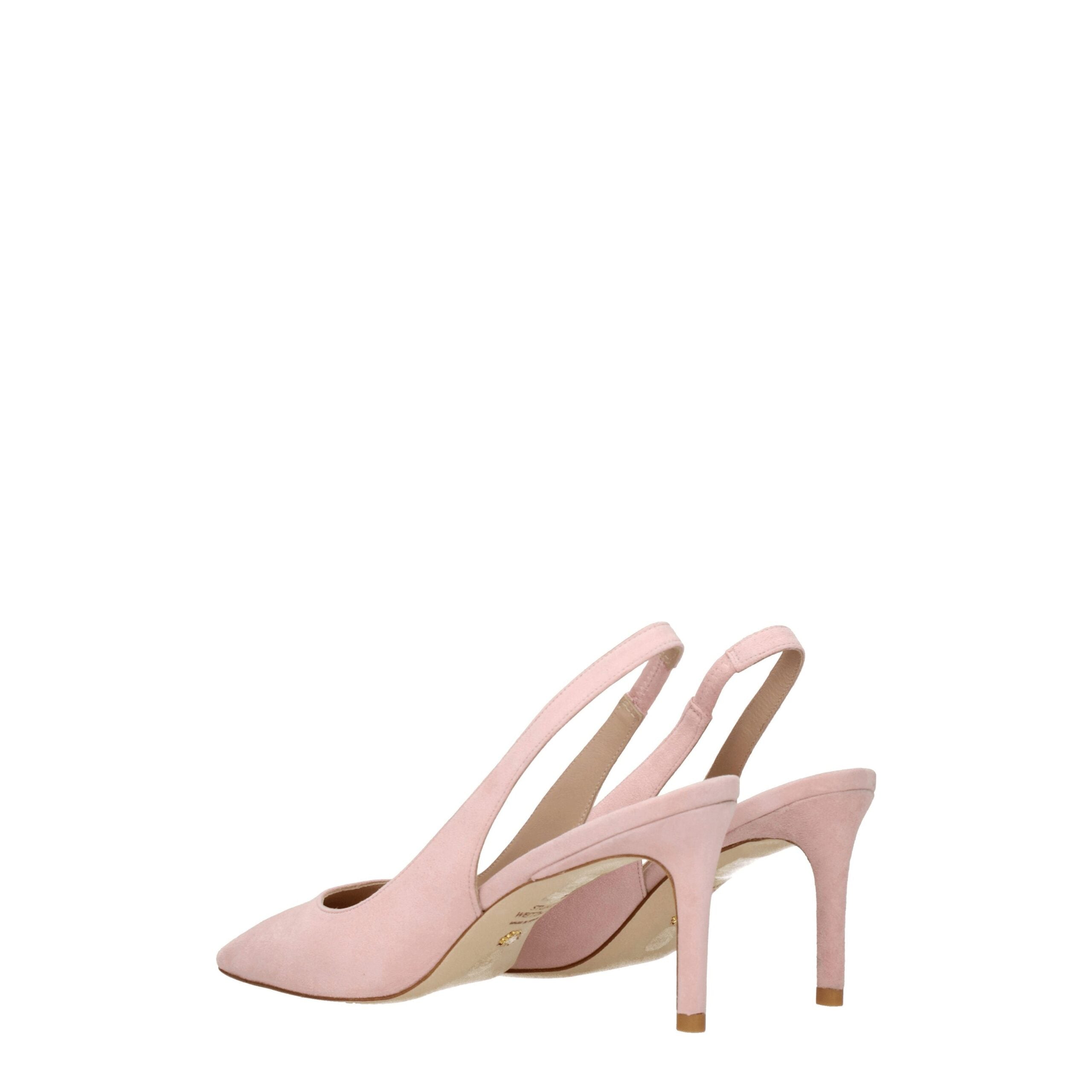 Stuart Weitzman Pink Leather Mid Heel Pumps Stuart Weitzman