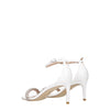 Stuart Weitzman White Leather Stiletto Heels Sandals Stuart Weitzman