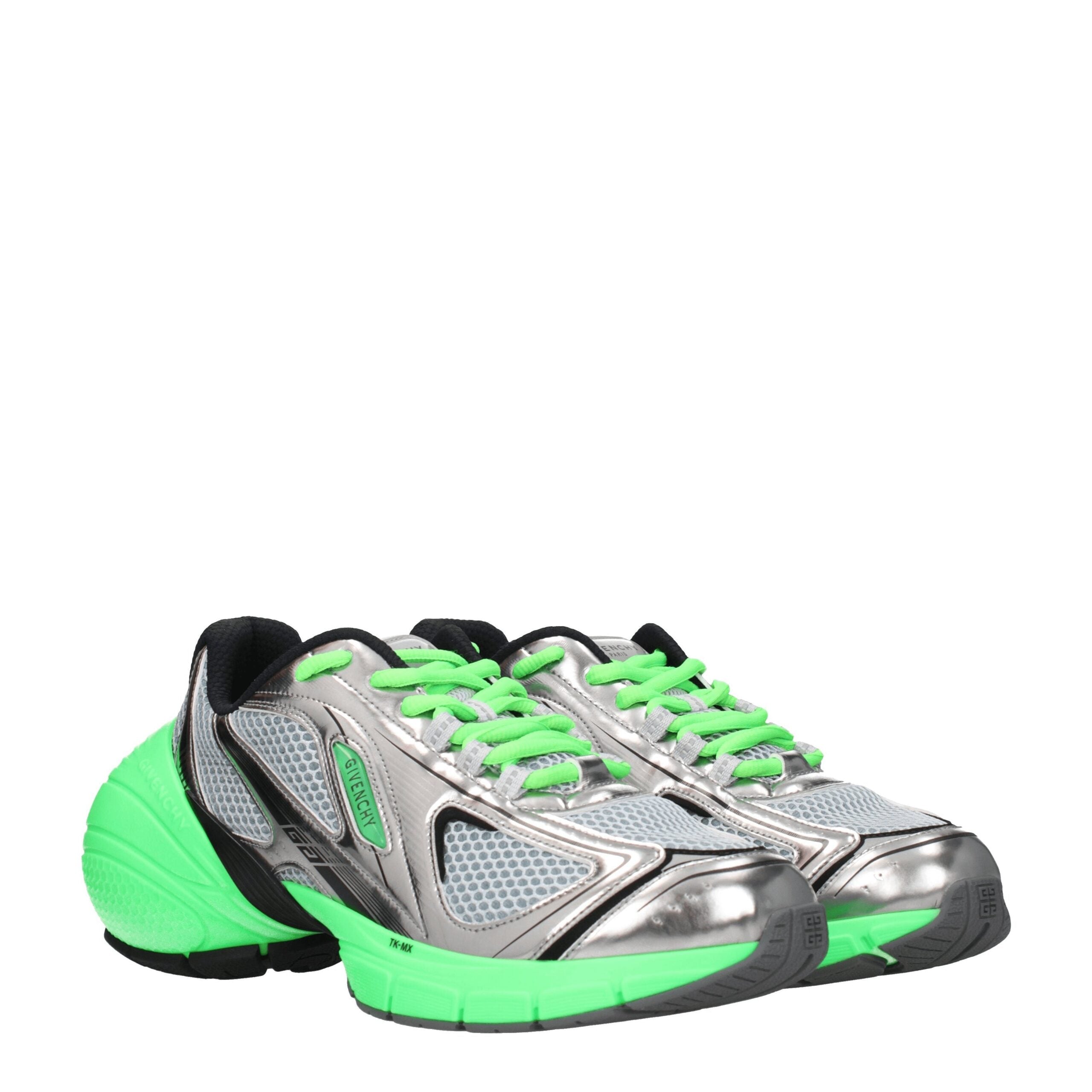 Givenchy Gray Fabric Athletic Sneakers Givenchy