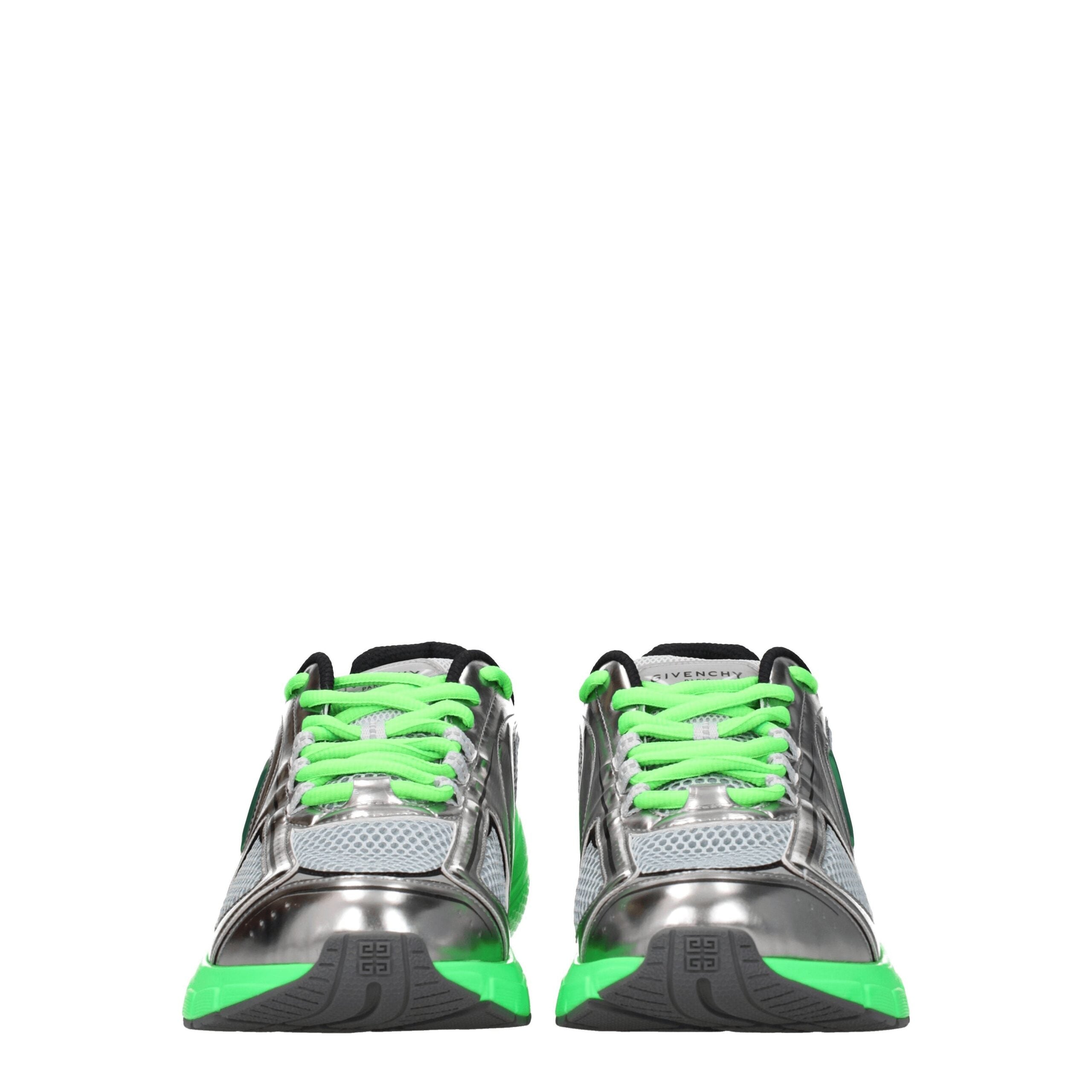 Givenchy Gray Fabric Athletic Sneakers Givenchy