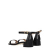 Stuart Weitzman Black Leather Flat Sandals Stuart Weitzman