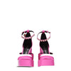 Versace Pink Satin Platforms Pumps Versace