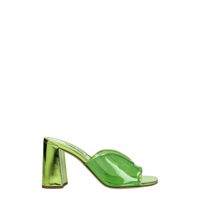 Miu Miu Green Plexiglass Platforms Miu Miu
