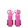 Versace Pink Satin Platforms Pumps Versace