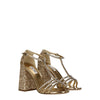 Miu Miu Gold Plastic Platforms Miu Miu