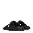Valentino Garavani Black Leather Slippers Sandals Valentino Garavani