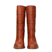 Celine Brown Leather Boots Celine