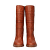 Celine Brown Leather Boots Celine