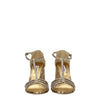 Miu Miu Gold Plastic Platforms Miu Miu