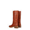 Celine Brown Leather Boots Celine