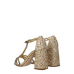 Miu Miu Gold Plastic Platforms Miu Miu