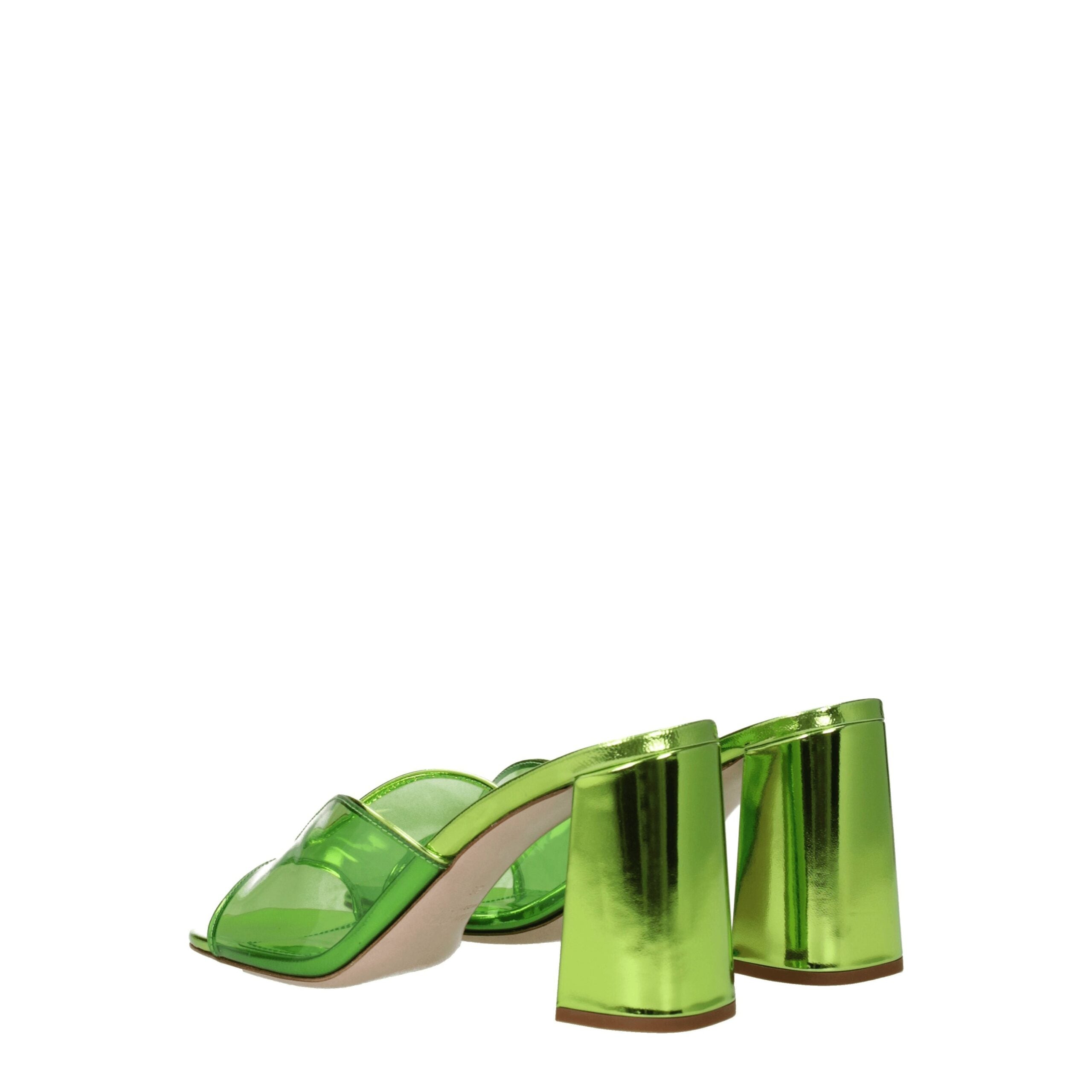 Miu Miu Green Plexiglass Platforms Miu Miu