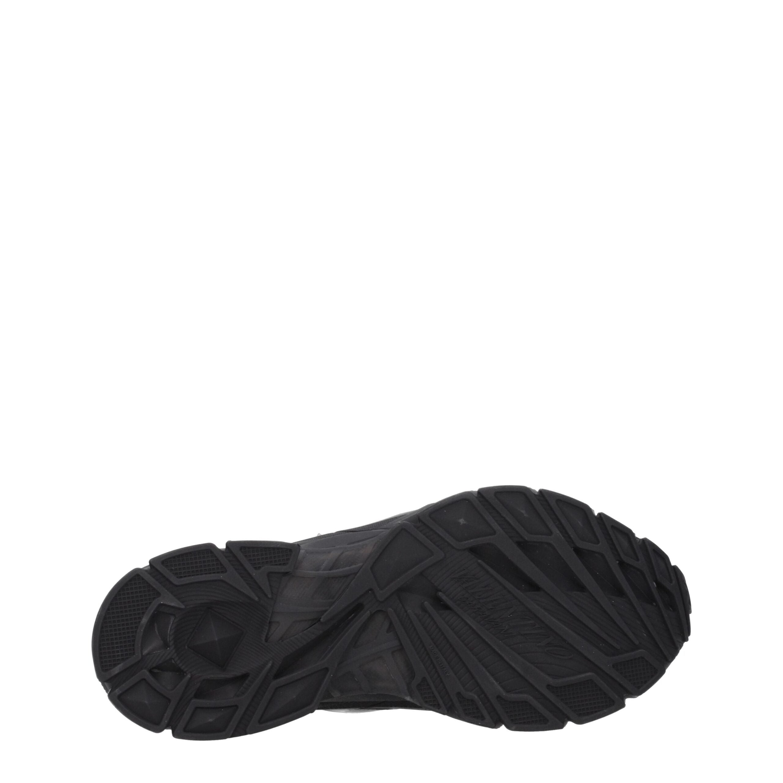 Valentino Garavani Black Fabric Athletic Sneakers Valentino Garavani