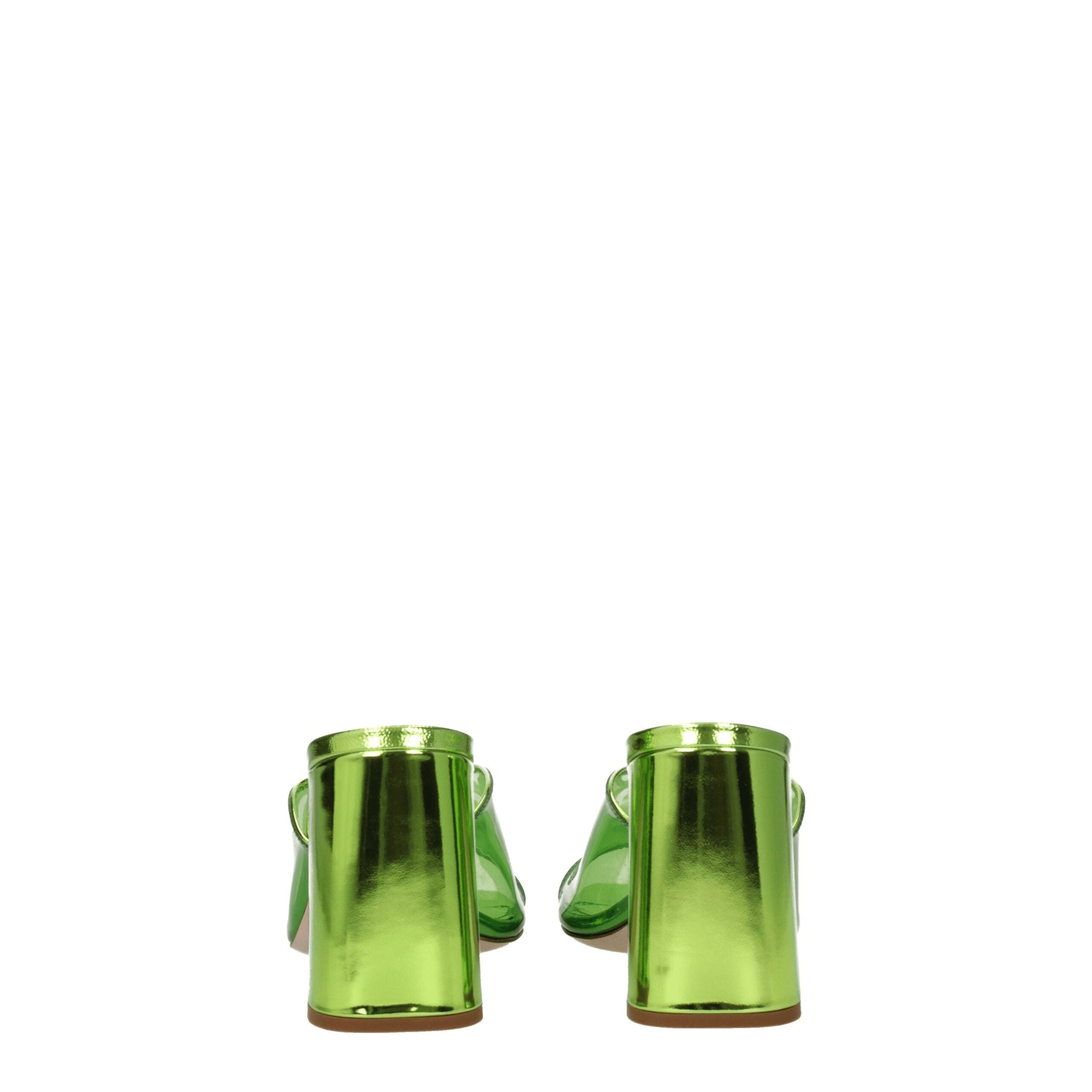 Miu Miu Green Plexiglass Platforms Miu Miu