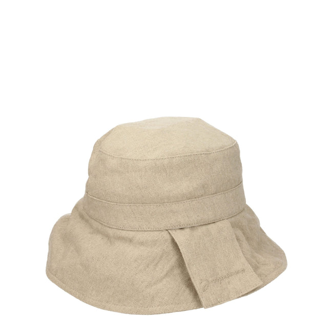 Jacquemus Beige Linen Bucket Hats Jacquemus