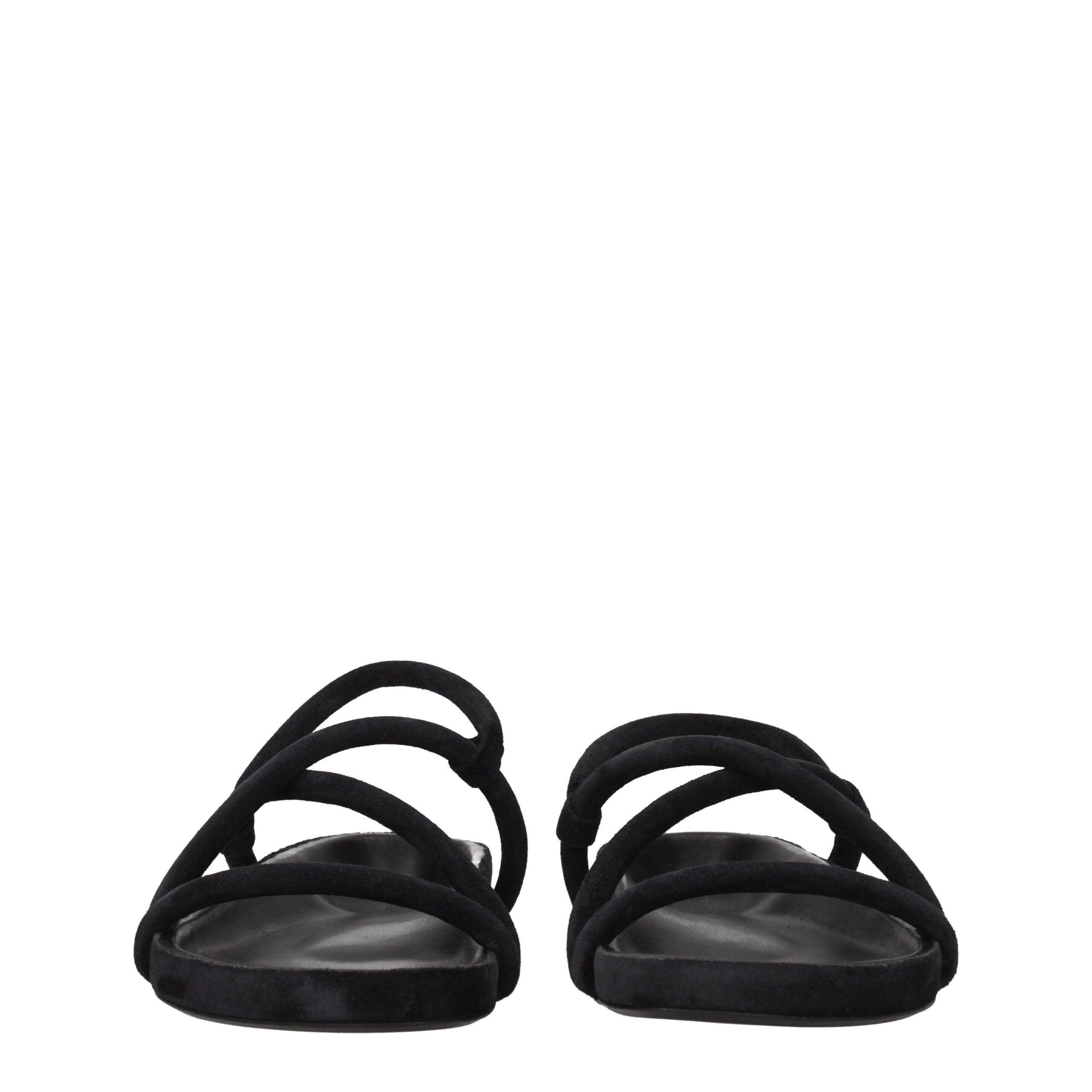 Isabel Marant Black Leather Sandals Isabel Marant