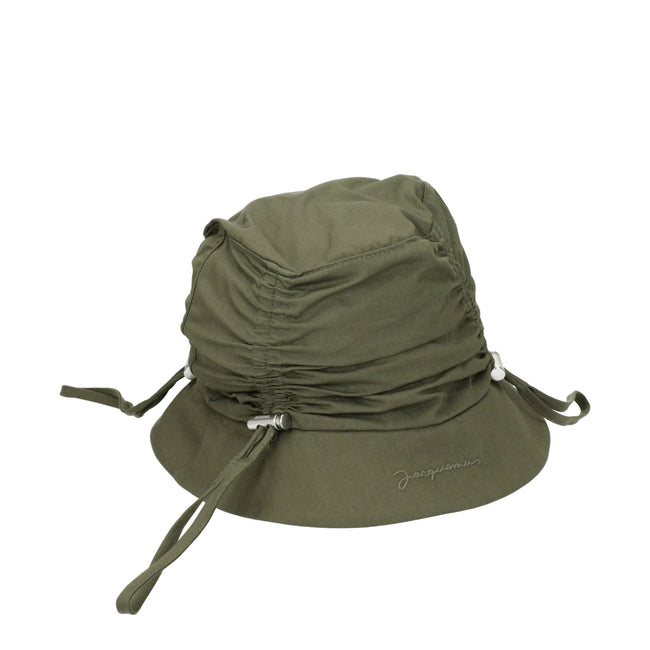 Jacquemus Green Cotton Bucket Hats Jacquemus