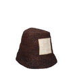 Jacquemus Brown Raffia Bucket Hats Jacquemus