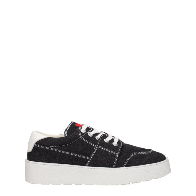 Ami Paris Black Fabric Low Tops Ami Paris