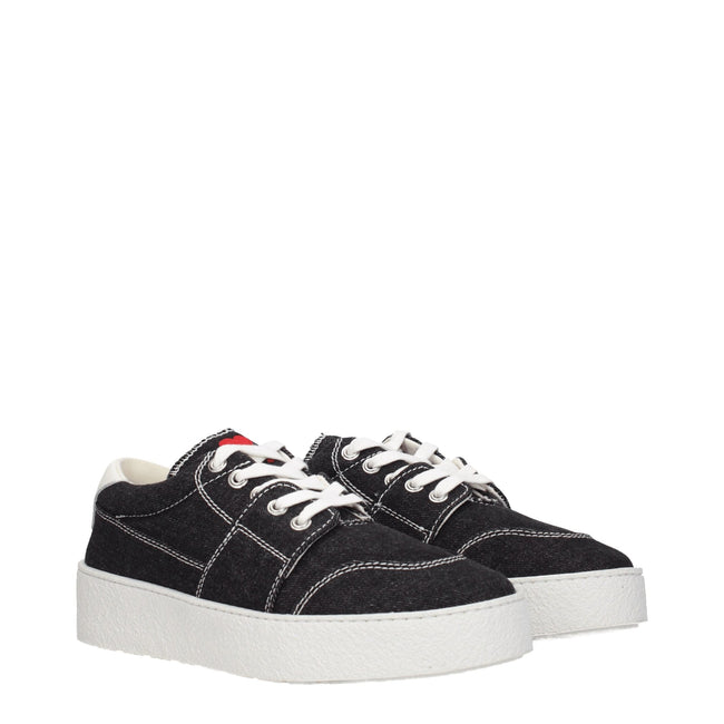 Ami Paris Black Fabric Low Tops Ami Paris