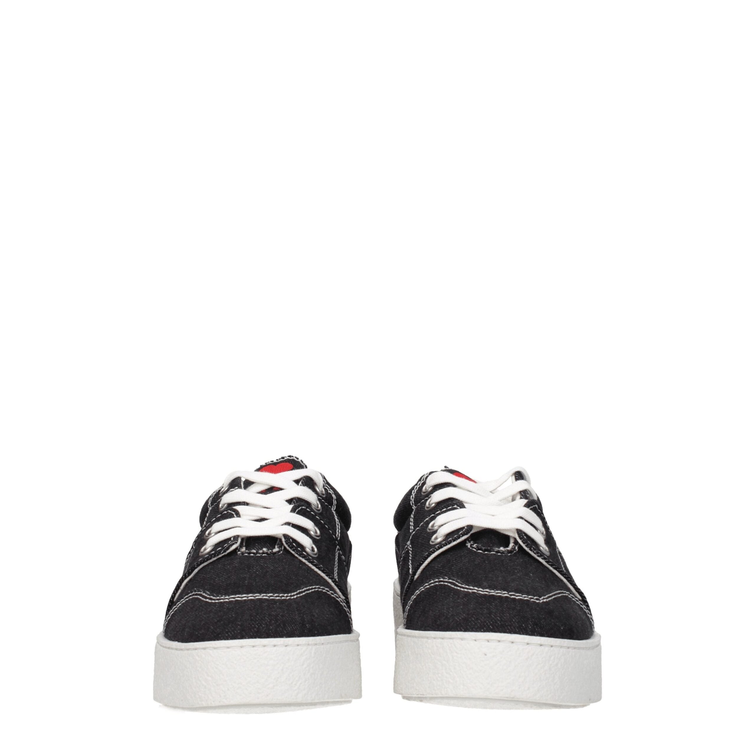 Ami Paris Black Fabric Low Tops Ami Paris
