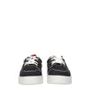 Ami Paris Black Fabric Low Tops Ami Paris
