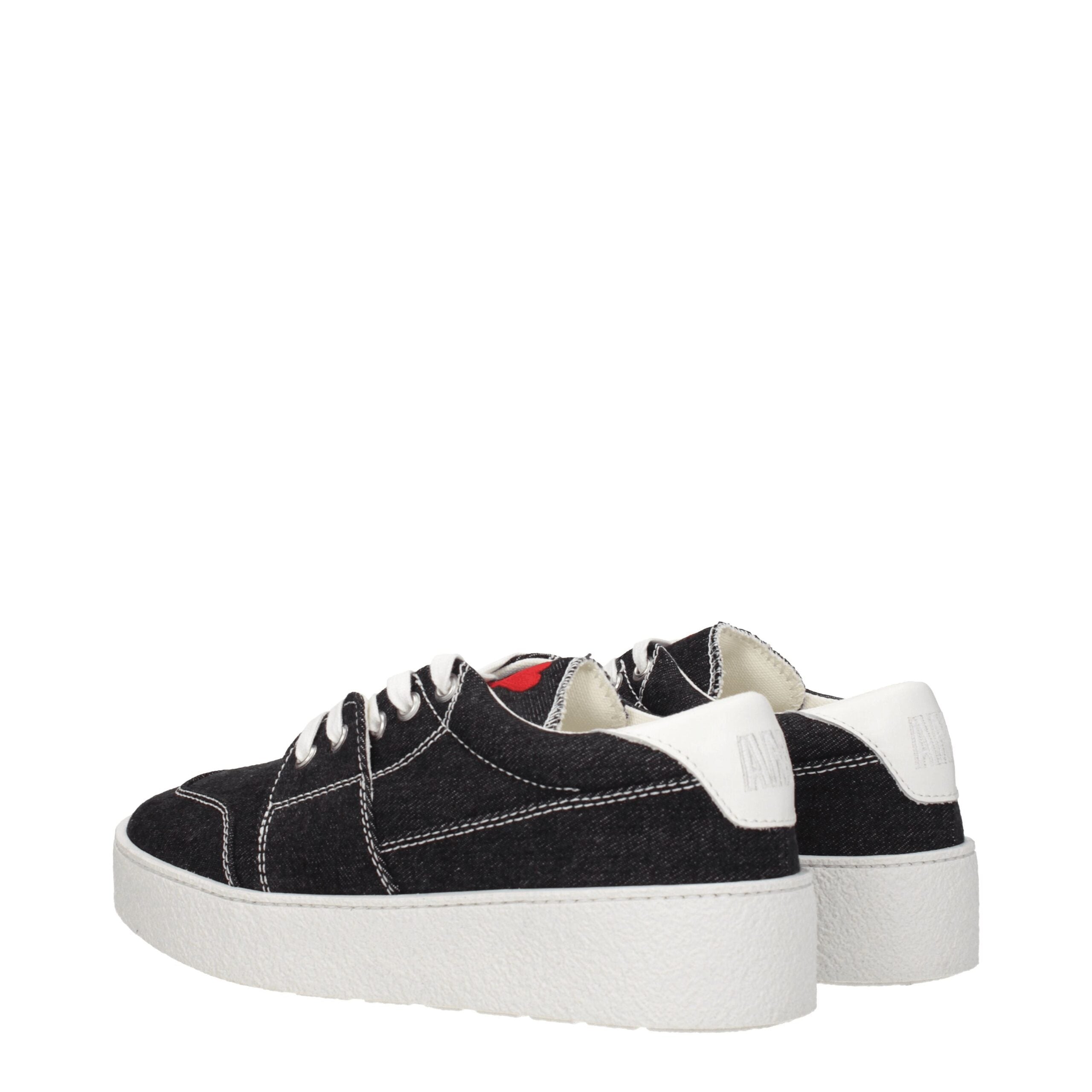 Ami Paris Black Fabric Low Tops Ami Paris