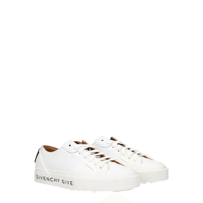 Givenchy White Leather Low Tops Givenchy