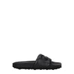 Off-White Black Leather Slippers Sandals Off-White