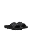 Off-White Black Leather Slippers Sandals Off-White