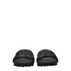 Off-White Black Leather Slippers Sandals Off-White