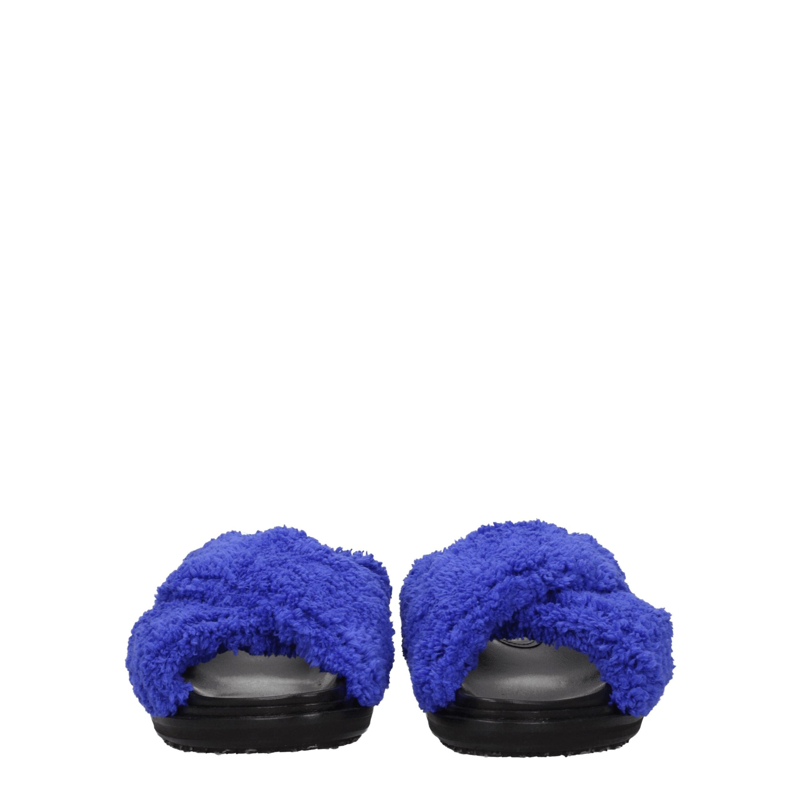Marni Purple Fabric Slippers Sandals Marni